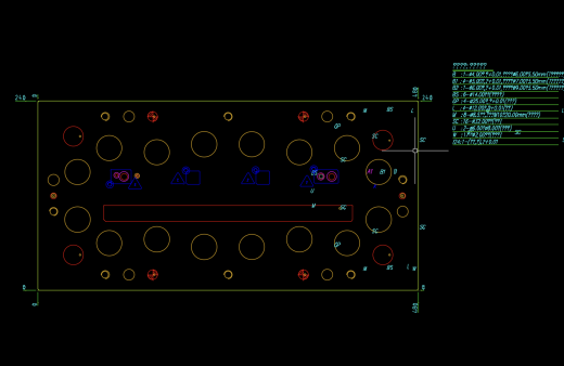 不锈钢铰链支架冲孔打凸冲压模具图缩略图